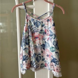 Abercrombie Loose Floral Tank